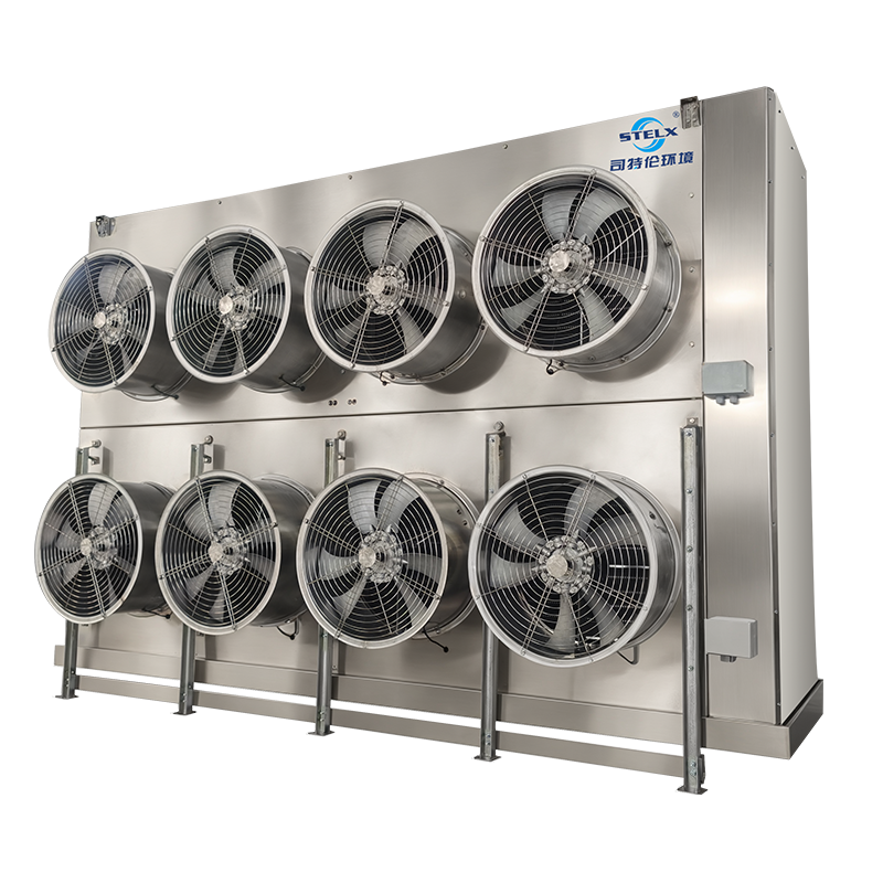 Assoalho que está unidades industriais do evaporador do congelador de explosão para o grande armazenamento frio