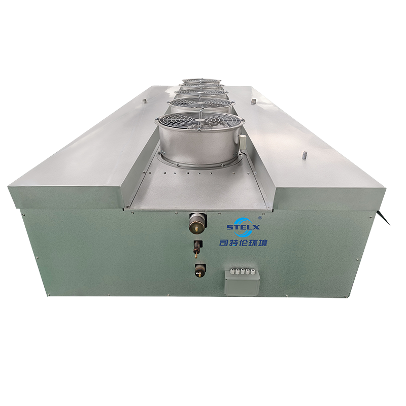 Resfriador de ar de descarga dupla Downdraft montado no teto