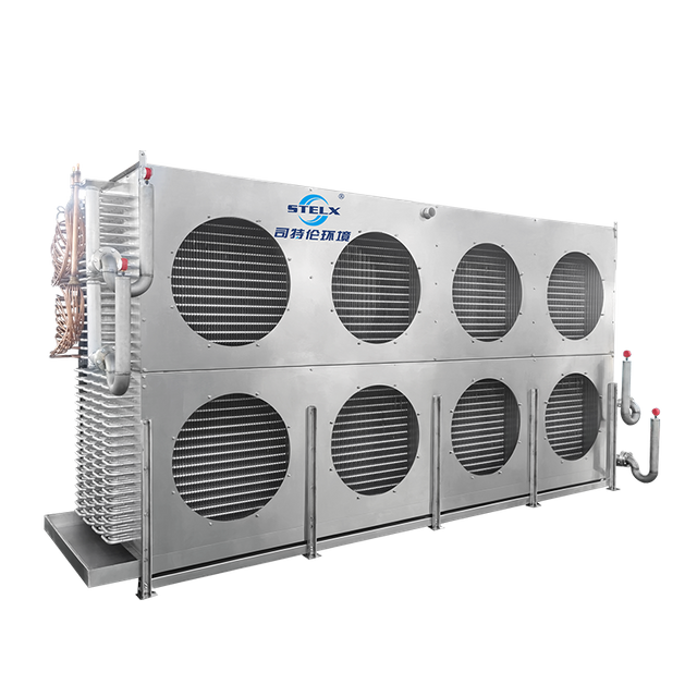 Evaporador espiral de explosão industrial compatível com amônia