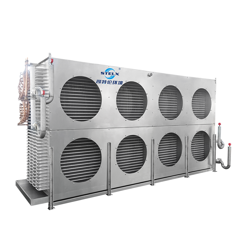 Evaporador espiral de explosão industrial compatível com amônia