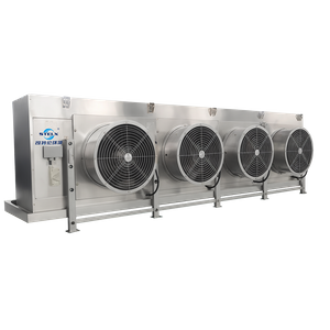 Novo tipo de refrigerador de ar cúbico com bandeja de água alargada e estrutura protetora