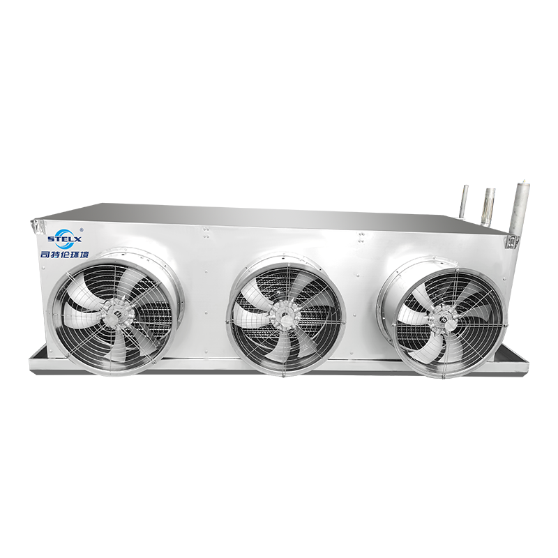 Evaporador congelador de túnel de aletas azuis de amônia com maior eficiência do sistema para a indústria alimentícia