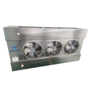 O EC industrial comercial ventila o evaporador duplo do refrigerador de ar da descarga para a fábrica de transformação de produtos alimentares