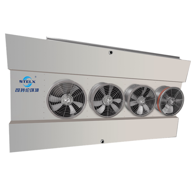 Resfriador de ar de descarga dupla Downdraft montado no teto