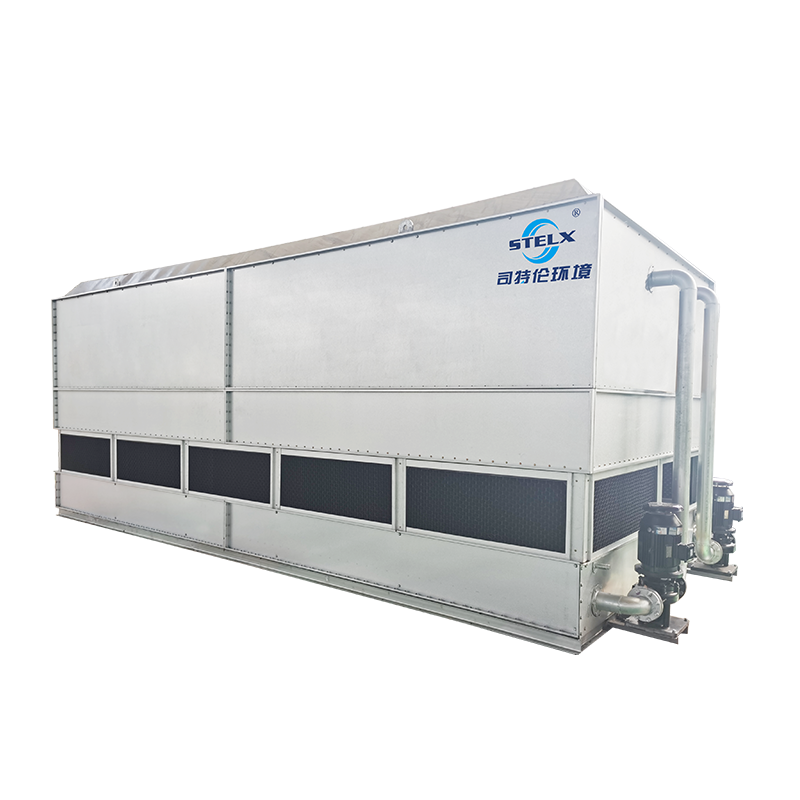 Condensador evaporativo com trocador de calor com eficiência energética de alta qualidade