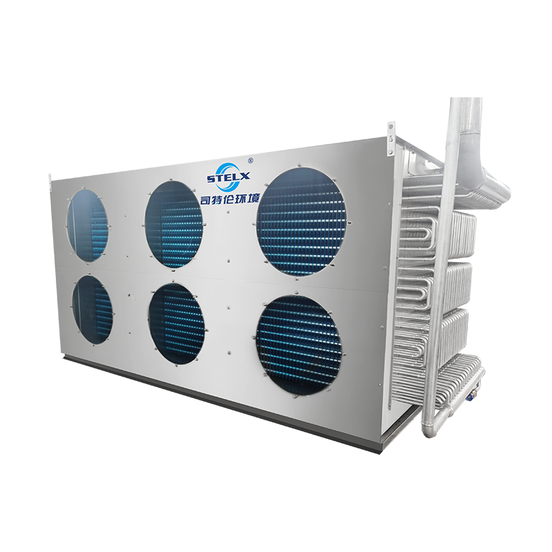 Evaporador espiral de explosão industrial compatível com amônia