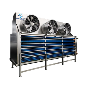 Assoalho que está unidades industriais do evaporador do congelador de explosão para o grande armazenamento frio