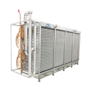 Evaporador IQF de qualidade alimentar de baixa temperatura e pronto para CO2