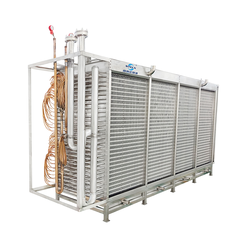 Evaporador IQF de qualidade alimentar de baixa temperatura e pronto para CO2