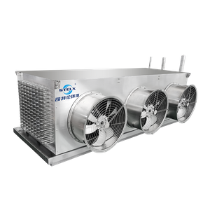 Evaporador congelador de túnel de aletas azuis de amônia com maior eficiência do sistema para a indústria alimentícia