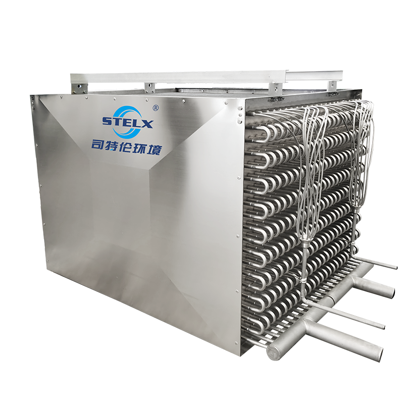 Evaporador de túnel de frutos do mar em espiral vertical com degelo automático