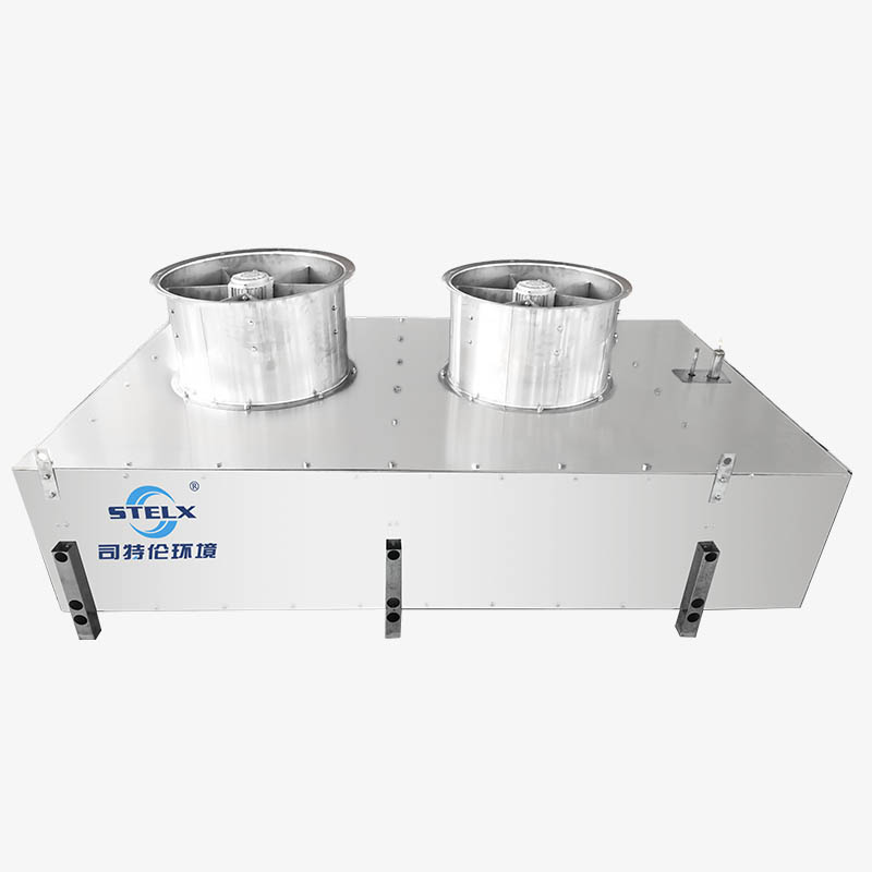 Evaporador de t&uacute;nel de frutos do mar em espiral vertical com degelo autom&aacute;tico