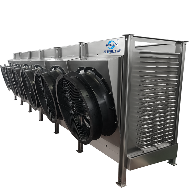 Evaporador industrial do congelador da explosão do esboço oblíquo do desempenho seguro de baixo nível de ruído