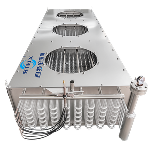 Unidades evaporadoras de pré-resfriamento e recongelamento de alumínio de qualidade alimentar