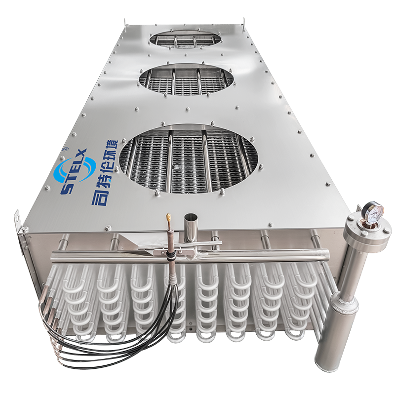 Unidades evaporadoras de pré-resfriamento e recongelamento de alumínio de qualidade alimentar