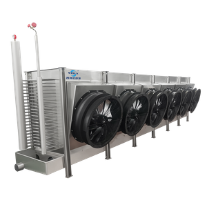 Evaporador industrial do congelador da explosão do esboço oblíquo do desempenho seguro de baixo nível de ruído