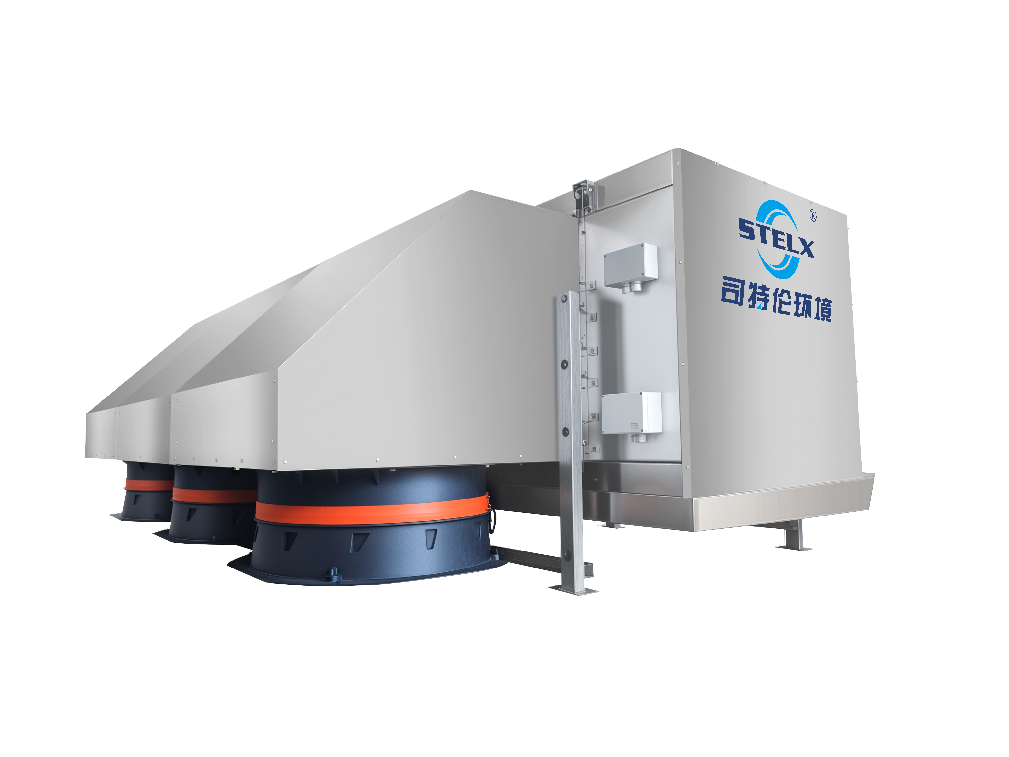 Resfriador de ar de longo alcance, alto desempenho e baixa temperatura